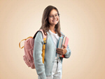 Сlipart school uniform happy girl success   BillionPhotos