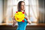 Сlipart emoticon emoji smile happy girl   BillionPhotos