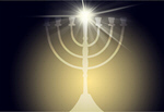 Сlipart menorah hanukkah jewish gold decoration   BillionPhotos