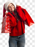 Сlipart holidays woman gifts sale retail photo cut out BillionPhotos