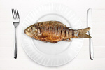 Сlipart fish plate cooked white carp   BillionPhotos