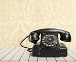 Сlipart Telephone Retro Revival Old-fashioned Black Rotary Phone   BillionPhotos