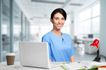 Сlipart nurse education computer laptop tech   BillionPhotos