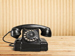 Сlipart Telephone Retro Revival Old-fashioned Black Rotary Phone   BillionPhotos