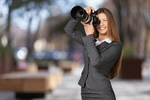 Сlipart female owner 20s apprentice backdrop   BillionPhotos