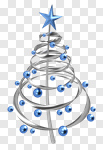 Сlipart Christmas Christmas Tree Christmas Decoration Christmas Ornament Tree 3d cut out BillionPhotos