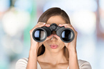 Сlipart Binoculars Women Peeking Searching Looking   BillionPhotos