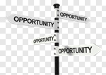 Сlipart Opportunity The Future Business Advice Crossroad 3d cut out BillionPhotos