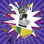 Сlipart collage art creative tv design   BillionPhotos