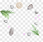 Сlipart christmas table winter flatlay border photo cut out BillionPhotos