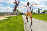Сlipart man male longboard park safety   BillionPhotos