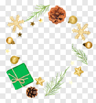 Сlipart christmas decoration table element winter photo cut out BillionPhotos