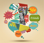 Сlipart collage art creative tv design   BillionPhotos