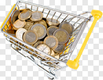 Сlipart Savings Shopping Cart Currency Groceries Home Finances photo cut out BillionPhotos