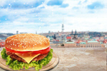 Сlipart burger beef cheeseburger hamburger american   BillionPhotos