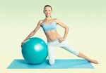 Сlipart Pilates Exercising Women Sport Ball   BillionPhotos