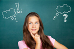 Сlipart Thinking Choice Questionnaire Decisions Women   BillionPhotos