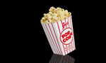 Сlipart flying popcorn film background black   BillionPhotos