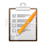 Сlipart Checklist pen document paper vector icon cut out BillionPhotos