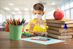 Сlipart school children classroom coronavirus cleaning   BillionPhotos