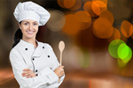 Сlipart Chef Women Female Chef's Whites Cap   BillionPhotos