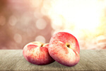 Сlipart peach slice autumn background clipping path   BillionPhotos