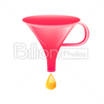 Сlipart Funnel separating funnel vector icon cut out BillionPhotos