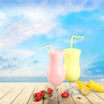 Сlipart shake milk fruit banana vegetarian   BillionPhotos