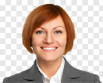 Сlipart Businesswoman Business Business Person Human Face Smiling photo cut out BillionPhotos