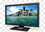 Сlipart Television Liquid-Crystal Display Flat Screen High-definition Television Wide Screen 3d cut out BillionPhotos