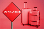 Сlipart suitcase travel bag quarantine stop sign   BillionPhotos