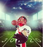 Сlipart American Football Football Player Catching Athlete Running   BillionPhotos