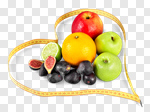Сlipart Healthy Eating Healthy Lifestyle Dieting Heart Shape Fruit photo cut out BillionPhotos