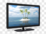Сlipart Television Liquid-Crystal Display Flat Screen High-definition Television Wide Screen 3d cut out BillionPhotos