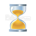 Сlipart Hourglass Sand Clock Time Timer vector icon cut out BillionPhotos