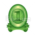 Сlipart medal award challenge success champion vector icon cut out BillionPhotos