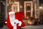 Сlipart santa claus bag sack concept   BillionPhotos