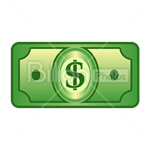 Сlipart Money Dollar Dollars Currency Finance vector icon cut out BillionPhotos