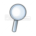 Сlipart Magnifying Glass Searching Glass Discovery search symbol vector icon cut out BillionPhotos