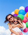 Сlipart Family Mother Cheerful Child Balloon photo  BillionPhotos