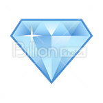 Сlipart diamond crystal gems royalty shine vector icon cut out BillionPhotos