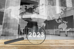 Сlipart 2023 world map business banner   BillionPhotos