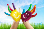 Сlipart Hands Painted Children school child concept dirty   BillionPhotos