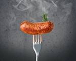 Сlipart sausage grill fork background black   BillionPhotos