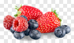 Сlipart Berry Fruit Fruit Isolated Strawberry Blueberry photo cut out BillionPhotos