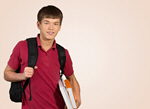 Сlipart student back bag boy school   BillionPhotos