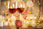 Сlipart Christmas Wine Table Illuminated Candle   BillionPhotos