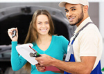 Сlipart Auto Repair Shop Mechanic Customer Auto Mechanic Cheerful photo  BillionPhotos