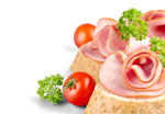 Сlipart bread prosciutto small jamon dish   BillionPhotos
