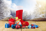 Сlipart Christmas Stocking Christmas Sock Teddy Bear Gift   BillionPhotos